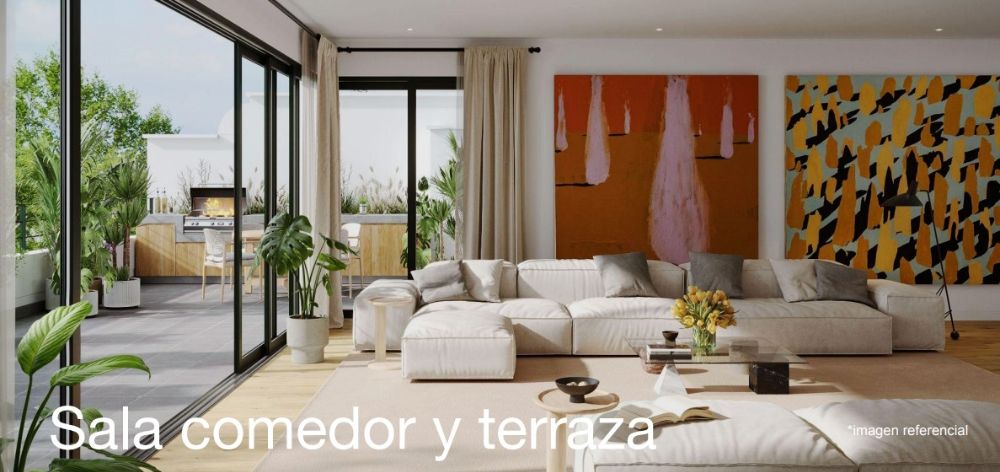 sala comedor terraza santa teresita